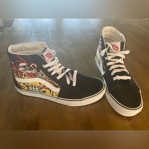 Vans High-Top Santa Claus Flame Suede